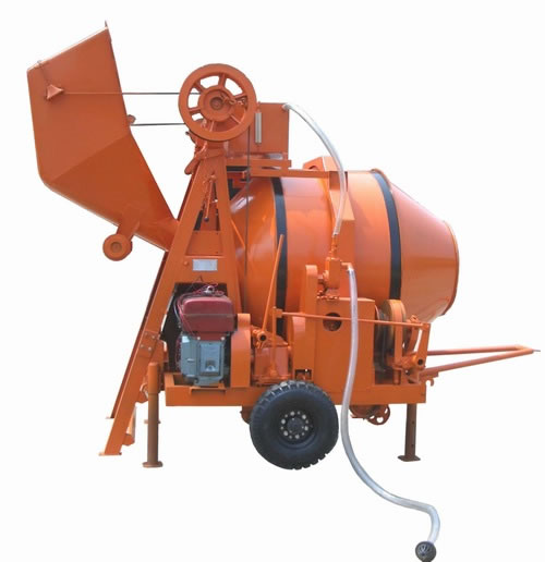 Diesel Reverse Drum Mixer with Mechanical Fed